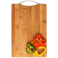 Bamboo Cutting And Choping Board With Stainless Steel Handle