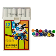 Bao Bao Dual Tip Marker Set 12 Pcs