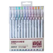 Baoke High Light Liquid Gel Pen - (12Pcs) PC - 3078