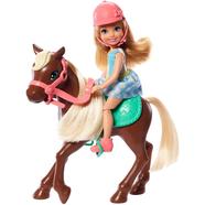 ​Barbie Club Chelsea Doll and Horse 6-Inch Blonde Wearing Fashion and Accessories Gift for Kids icon