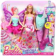 Barbie DHC39 Doll And Fairytale Dress-Up Set