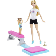 Barbie Doll as Gymnastic Teacher with Balance Beam and Student icon