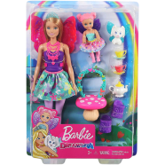 Barbie Dreamtopia Tea Party Playset with Fairy Doll and Accessories icon