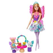 Barbie Dreamtopia Tea Party Playset with Fairy Doll and Accessories icon