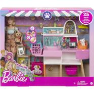Barbie Doll And Pet Boutique Playset With 4 Pets - GRG90 icon