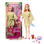 Barbie HKT90 Doll With Puppy, Kids Toys, Self-Care Spa