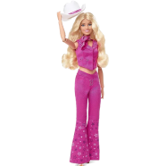 Barbie HPK00 Pink Western Outfit, Movie Collectable Barbie The Movie Doll, Margot Robbie as Barbie, Collectible Doll Wearing Pink Western Outfit with Cowboy Hat