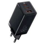 Baseus GaN3 Pro Fast Charger 2C U 65W EU Black(Include：Baseus Xiaobai series fast charging) Cable Type-C to Type-C 100W 20V/5A (CCGP050101) 1m-Black