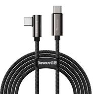 Baseus Legend Series Elbow Fast Charging Data Cable Type-C to Type-C 100W 2m Black CATCS-A01