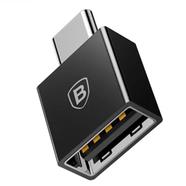 Baseus Mini USB female to Type-C male adapter converter (CATOTG-01)-Black