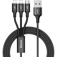 Baseus Rapid Series 3-in-1 Cable Micro Dual Lightning 3A 1.2M - CAMLL-SU01 image