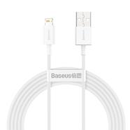 Baseus Superior Series Fast Charging Data Cable USB to iP 2.4A 1m (CALYS-A02)- White