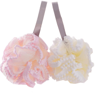 Bath Sponge Soft Net Foaming Rich Bath Ball New Splicing Color Large Bath Flower Bath Ball Household Toiletries - 1 pcs icon