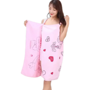 Bathroom Women's Bath Towel Wearable Towel Robe Bath Gown Spa Sling Robe Home Nightwear Microfiber Women's Bathrobe icon