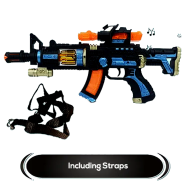Battery Operated Kids Toy Gun With Light And Music Multicolor (gun_music_weapon_929) Gun - 327774268 icon