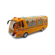 Battery Operated Toy Public Bus (top_public_bus) - Yellow