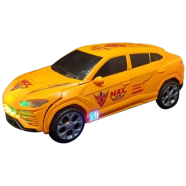 Battery Operated Transformer Robot Car Toy (battery_robot_car_diamond_yellow) - Yellow icon