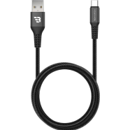 Baykron BA-TC-F-BLK3.0 Cable Type C 3 M 3A - Black - 20-004913