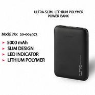 Baykron Power Bank 5000 MAH 2 USB 2 Amp / Indicator/Type C - 20-004973