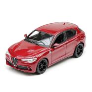 Bburago 1:24 2016 Alfa Romeo Stelvio sports car Diecast Alloy Car Model Vehicle Metal Toy Model Pull back Racing Car image
