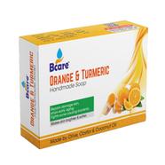 Bcare Orange And Turmeric Soap, Natural Organic Orange And Turmeric Soap (অরেঞ্জ এন্ড টুরমেরিক সাবান, ন্যাচারাল অর্গানিক অরেঞ্জ এন্ড টুরমেরিক সোপ) -100gm