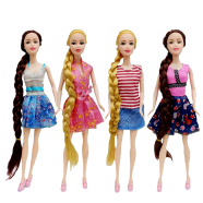 Beauty Fashion Girl Stylish Barbie Doll With Long Hair - Doll (barbie_b_mini_longhair) Multicolor - 165194124