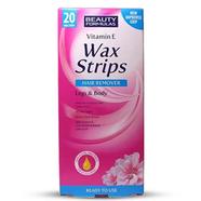 Beauty Formulas Vitamin E Wax Strips–20 Pcs - 29420