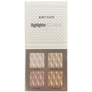Beauty Glazed 4 Colors Highlighter Contour Palette Natural Glow Face Brightens And Shades And Body Shading Shimmer Bronzer Powder Shimmer Glitter Illuminating Cheek Makeup icon