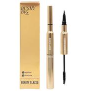 Beauty Glazed Mascara Eyeliner 2 in 1 Big Eyes Bushy Mascara - 51205