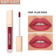 Beauty Glazed True Matte Liquid Lipstick - #108 - Plum Rose