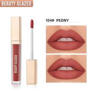 Beauty Glazed True Matte Liquid Lipstick - #104 - Peony