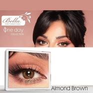 Bella Almond Brown Contact Lens With Kit Box