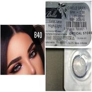 Bella Circle Gray Highlight Color Contact Lens - B40