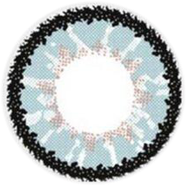 Bella Circle Mist Gray Highlight Color Contact Lens - B36