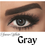 Bella Gray Snow White Color Contact lens with Regular Kit Box.