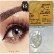 Bella Sandy Brown Color Contact Lens - B12