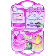 Best Doctor Set -13 Pcs Doctor Equipment Toy For Role Play By Kids (doctorset_637_pink) Pink - 120730255 icon
