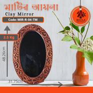 Bhola Mritshilpa Clay Mirror - MIR-R-04-TM