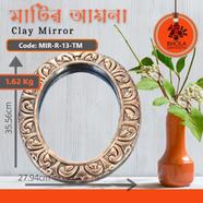 Bhola Mritshilpa Clay Mirror - MIR-R-13-TM