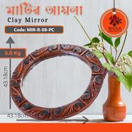 Bhola Mritshilpa Clay Mirror - MIR-R-08-PC