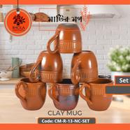 Bhola Mritshilpa Clay Mug - CM-R-13-NC-Set