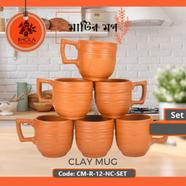 Bhola Mritshilpa Clay Mug - CM-R-12-NC-Set