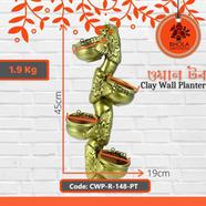 Bhola Mritshilpa Clay Wall Planter - CWP-R-148-PT