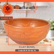 Bhola Mritshilpa Clay Bowl - CB-R-50-NC-XL