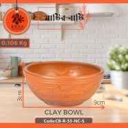 Bhola Mritshilpa Clay Bowl - CB-R-53-NC-S icon