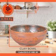 Bhola Mritshilpa Clay Bowl - CB-R-47-NBC-M