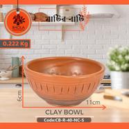 Bhola Mritshilpa Clay Bowl - CB-R-40-NC-S