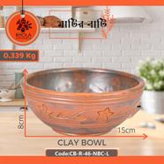 Bhola Mritshilpa Clay Bowl - CB-R-46-NBC-L