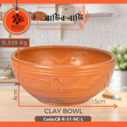 Bhola Mritshilpa Clay Bowl - CB-R-51-NC-L icon