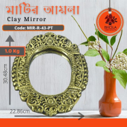 Bhola Mritshilpa Clay Mirror - MIR-R-43-PT icon